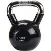 Kettlebell s chromovaným úchopem HMS KTC 20 kg černý