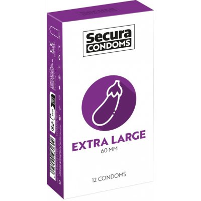 Kondómy Secura Extra Large, 12 ks