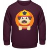 AWDis Detská Mikina - Pes hasič - Purpurovočervená - 3 - 4 Roky - Detské