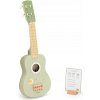 DREVENÁ ZELENÁ GITARA UKULELE NOTY AKUSTICKÁ VÝUKA HRY VIGA POLARB