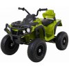 mamido Detská elektrická štvorkolka ATV nafukovacie kolesá zelená