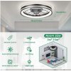 Stropný ventilátor Eglo MARINELLA čierny