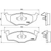 Sada brzdových platničiek kotúčovej brzdy BREMBO P 85 030