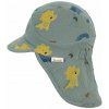 STERNTALER Šiltovka s ochranou krku organická bavlna green dino chlapec-47 cm-9-12 m