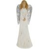ANJEL BIELO-STRIEBORNÝ POLY 8,5*6*24,5CM