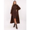 Rue Paris Dress-RV-SK-A1048.83 dark brown