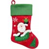 MagicHome Vianoce Dekorácia MagicHome Vianoce, Ponožka so santom, 41 cm