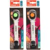 LED náramok LB1204, LED, 2xCR2032, 185x35x15 mm, elastický, Zelená