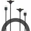 iPega SW2119A nabíjací kabel (3m 2ks) pre JoyCon Ovladače Nintendo Switch 2 Red/Blue