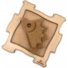 Drevené puzzle FunnyTouch - Masážny ježko, Transparent