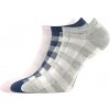 Boma Piki 76 Dámske nízke ponožky - 3 páry BM000004055000100659 kocky 39-42 (26-28)