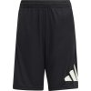 Detské krátke nohavice adidas, TRAIN ESSENTIALS BIG LOGO SHORTS Čierna,Biela 128