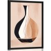 Plagát abstraktné tvary váza