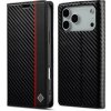 Puzdro pre iPhone 17 Pro Max LC.IMEEKE Carbon Vertical
