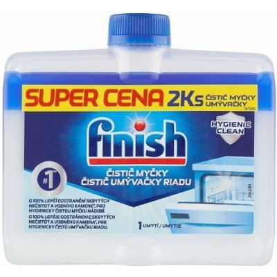 Finish čistič umývačky riadu 2 x 250 ml