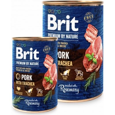 Brit Premium by Nature Adult Pork with Trachea 6 x 800 g