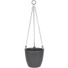 Ariella závěsný květináč antracitová Průměr: 18 cm