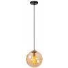 Lucide Lucide MONSAREZ - Pendant light - D25 cm - 1xE27 - Amber 45493/30/62