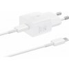 EP-T2510EWE + EP-DN980BWE Samsung USB-C 25W Cestovní nabíječka + USB-C Datový Kabel White (OOB Bulk)
