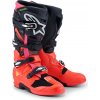 Boty TECH 7, ALPINESTARS (černá/červená fluo/růžová fluo, vel. 42)