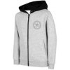 Sweatshirt 4F Jr HJZ22-JBLM004 cool light gray (123702) Black 140