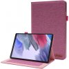 VSETKONAMOBIL 57662 FABRIC Zaklápací obal pre Huawei MatePad SE ružový