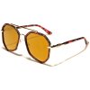 AVIATOR Dámske Ploché Slnečné okuliare Oranžové zrkadlovky