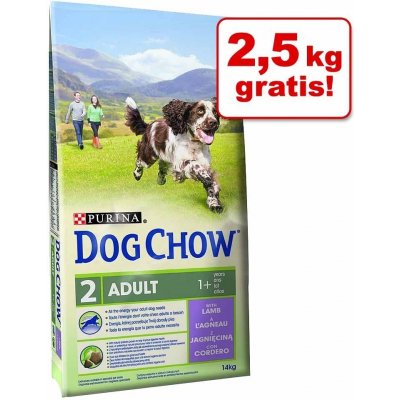 Purina Dog Chow Adult jehněčí & rýže 14 kg