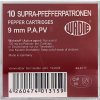 Nábojka plynová pištoľová WADIE DIEFKE, kal. 9mm PA PV Supra 120mg - 10ks