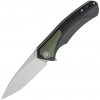 ! Petrified Fish PF838 Pub Stonewashed D2 Green G10 With Black G10 PF838GRW