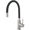 Kuchyňská baterie Ferro Zorba Inox BZR4BSS, černá