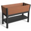 KETER Darwin elevated Garden Bed Pro (with shelf) hnedý - záhradný kvetináč s poličkou (255161)