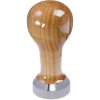Buna café tamper, čerešňa, lak, 41 mm, nerez mat, plochý