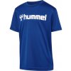 Hummel HML Logo Jersey S/S Kids modrá