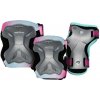 Detské inline chrániče Powerslide Kids Pro Girls II Set Grey/Pink XS