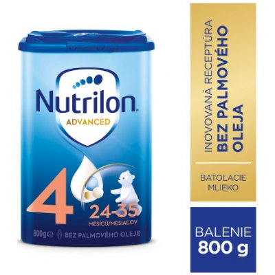 Nutrilon Advanced 4 batoľacia mliečna výživa v prášku (24-35 mesiacov) 6x800 g