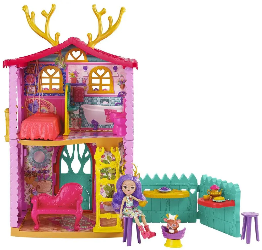 MATTEL EnchanTimals Danessa Jelínková s domečkem