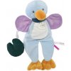 Doudou Dárková sada - plyšová hračka kačenka s listem leknínu 27 cm