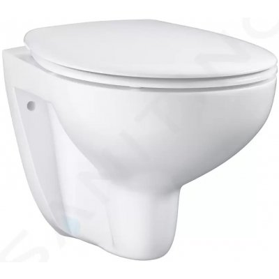 GROHE - Bau Ceramic Závesné WC s doskou SoftClose, Rimless, alpská biela 39351000