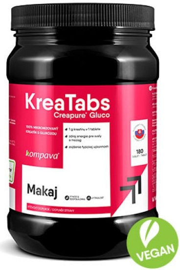 KOMPAVA KreaTabs Creapure Gluco 180 tabliet