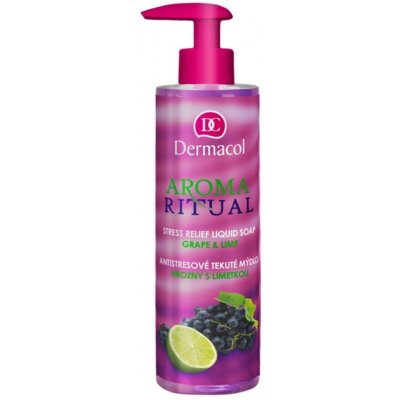 Dermacol Aroma Ritual Hrozno s limetkou Antistresové mydlo na ruky 250 ml