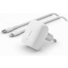 Belkin Belkin 20W USB-C Power Delivery PPS nástěnná nabíječka + 1m USB-C na lightning kabel, bílá