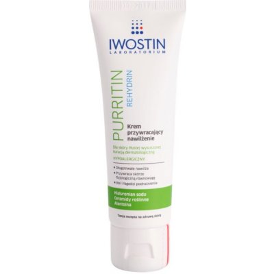 Iwostin Purritin Rehydrin hydratačný krém pre pleť vysušenú a podráždenú liečbou akné 40 ml