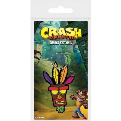 Prívesok na kľúče Crash Bandicoot Aku Aku