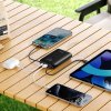 Rozširujúca batéria SWISSTEN Voltbox 35W - integrované káble Lightning a USB-C - 20000 mAh - sivá