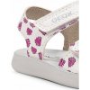 Geox sandále pre deti, z ekologickej kože, biele, veľkosť 21