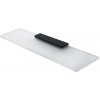 Nimco Maya - Polička, dĺžka 50 cm, matné sklo/čierna mat MAC 29091B-50-90