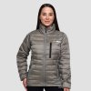 GymBeam Dámská bunda Puffer Vetiver/Black - XL