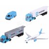 Autíčko prepravné MAERSK Transport Vehicles Majorette kovové 17 cm dĺžka 3 druhy
