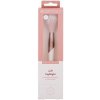 EcoTools Luxe Collection Soft Hilight Brush štětec na rozjasňovač barva bílá